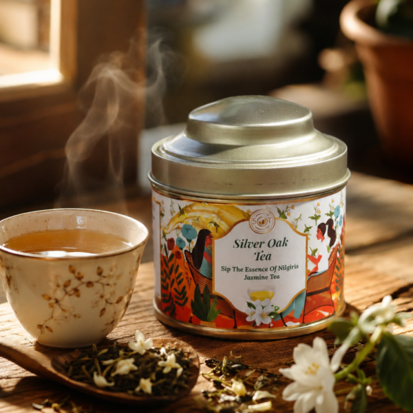 Nilgiri Jasmine Tea | Tea Dust | Silver Oak Tea Factory Ooty (50g)