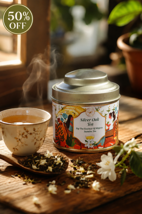 Nilgiri Jasmine Tea | Tea Dust | Silver Oak Tea Factory Ooty (50g)