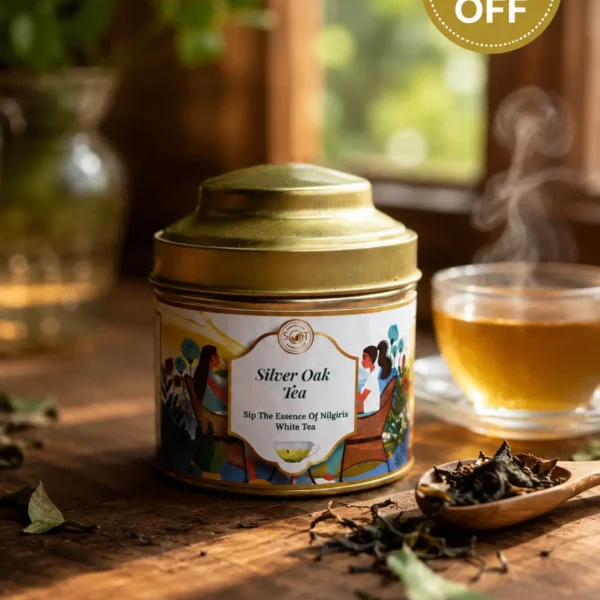 Nilgiri White Tea | Tea Dust | Silver Oak Tea Factory Ooty (50g)