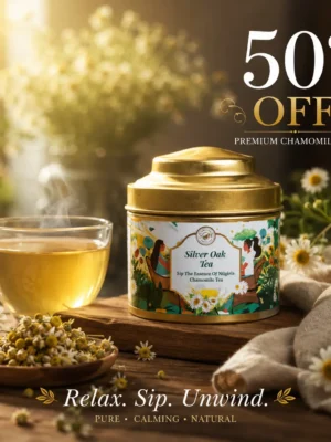 Nilgiri Chamomile Tea | Tea Dust | Silver Oak Tea Factory Ooty (50g)