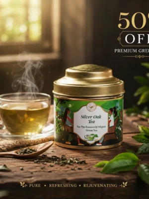 Nilgiri Green Tea | Tea Dust | Silver Oak Tea Factory Ooty (50g)